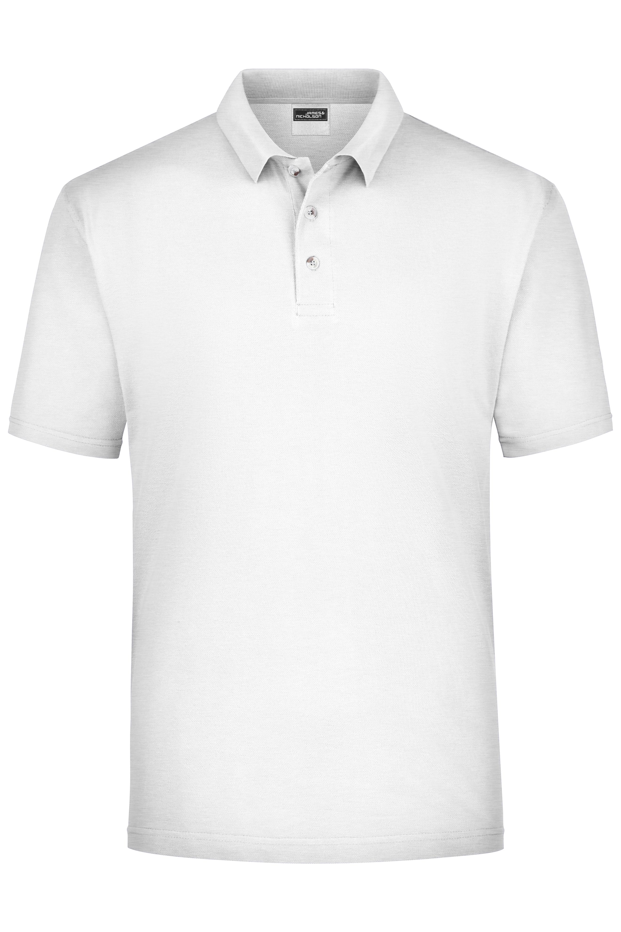 Weißes Poloshirt Herren Kleidung Tops & T-Shirts T-Shirts Polohemden James & Nicholson Polohemden 